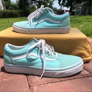VANS Old Skool Aqua Haze & True White Shoes
